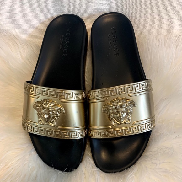 Versace Shoes Authentic Versace Palazzo Pool Slides Poshmark